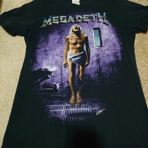 Heavy Metal Shirts Megadeth, Slayer, Iron Maiden